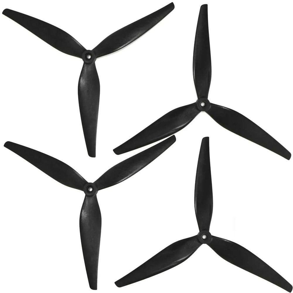 HQProp MacroQuad 11x4.5x3 (2CW+2CCW) Black Reinforced Nylon