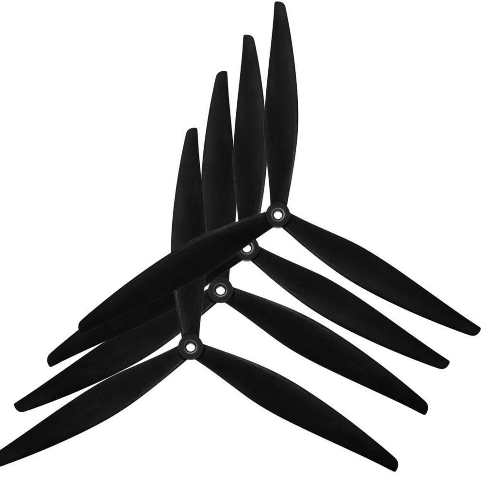 HQProp MacroQuad 13x10x3 (2CW+2CCW) Black Reinforced Nylon