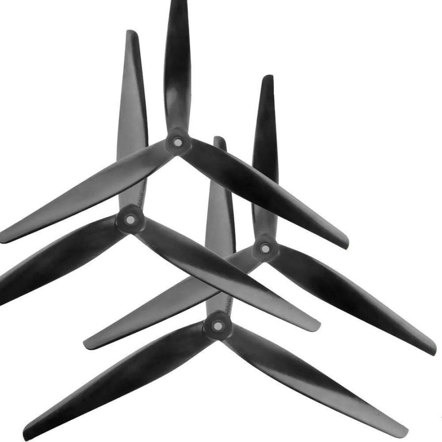 HQProp MacroQuad 13x9x3V2 (2CW+2CCW) Black Reinforced Nylon