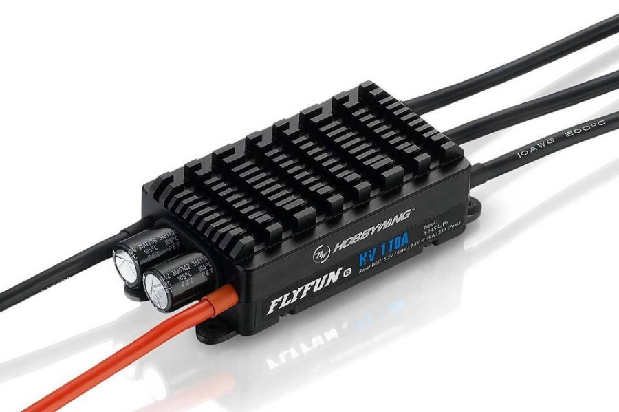 Регулятор ходу HOBBYWING FLYFUN 110A HV OPTO V5 4-14S